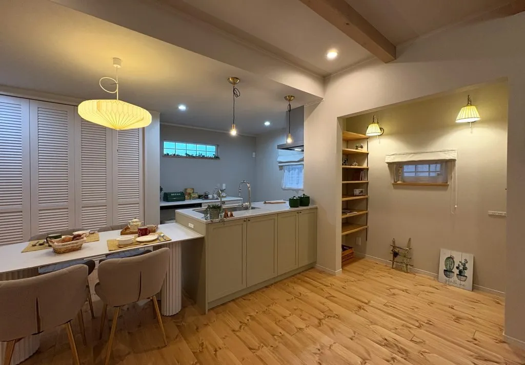 塗り壁のすてきな平屋のお家