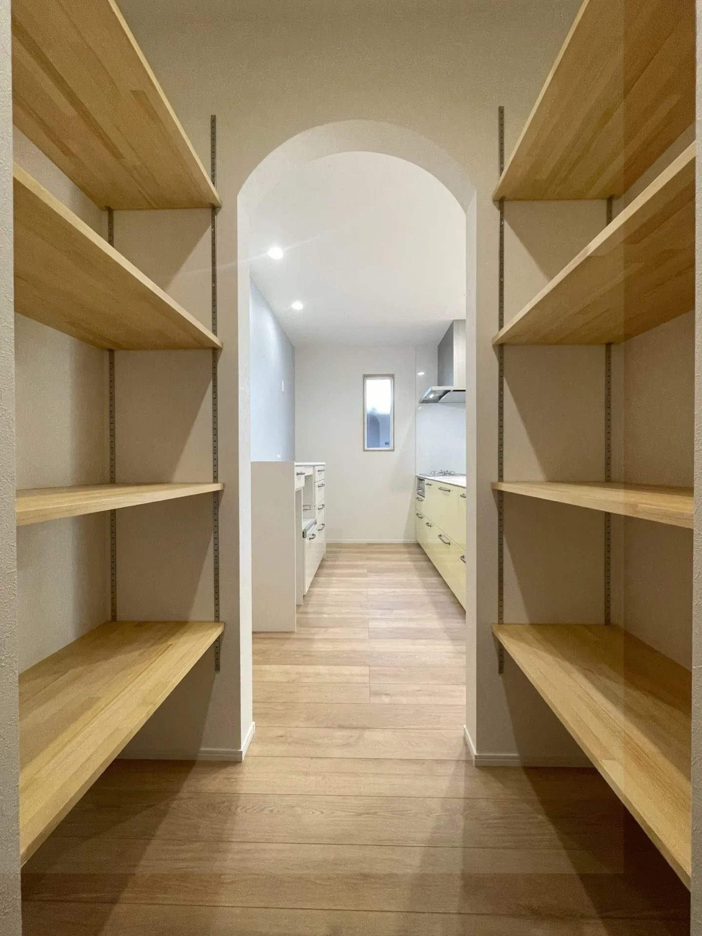 ナチュラルなテイストのリーフグリーンのお家