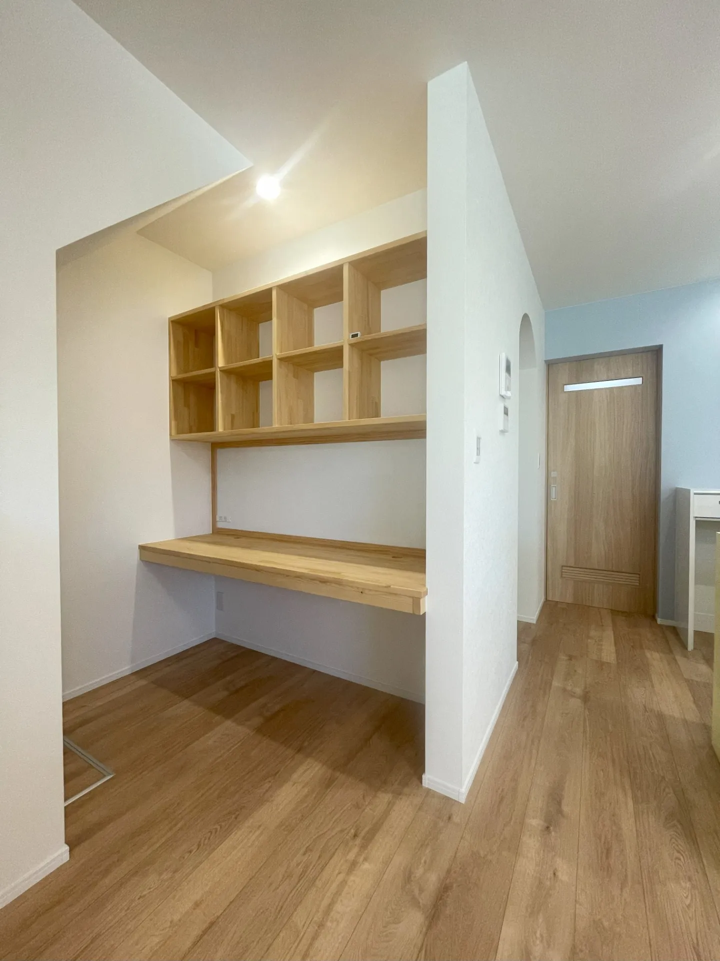 ナチュラルなテイストのリーフグリーンのお家