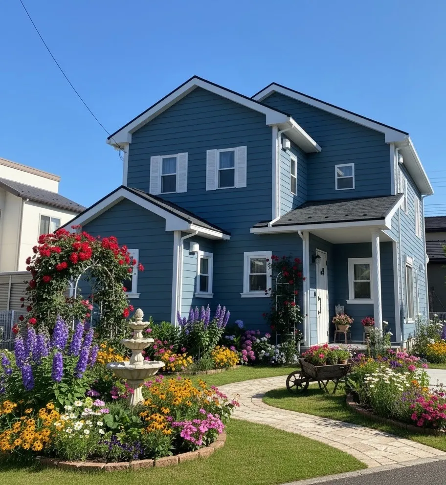 アメリカンスタイルのかっこいいお家