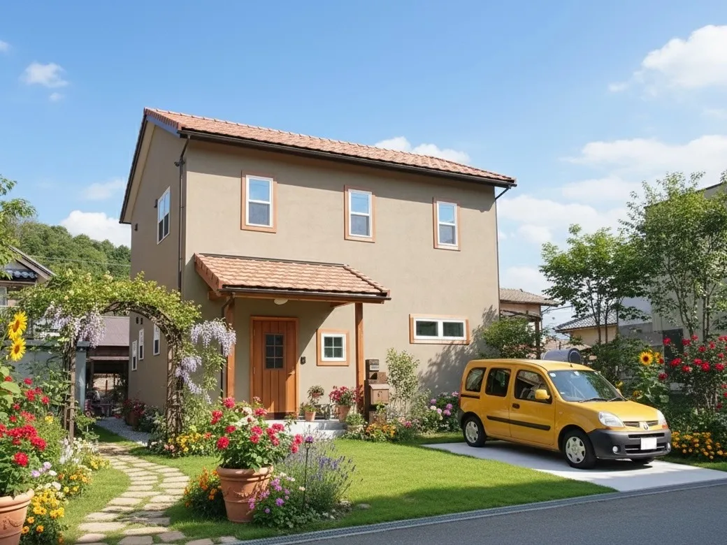 カフェオレ色のおしゃれなママンのお家