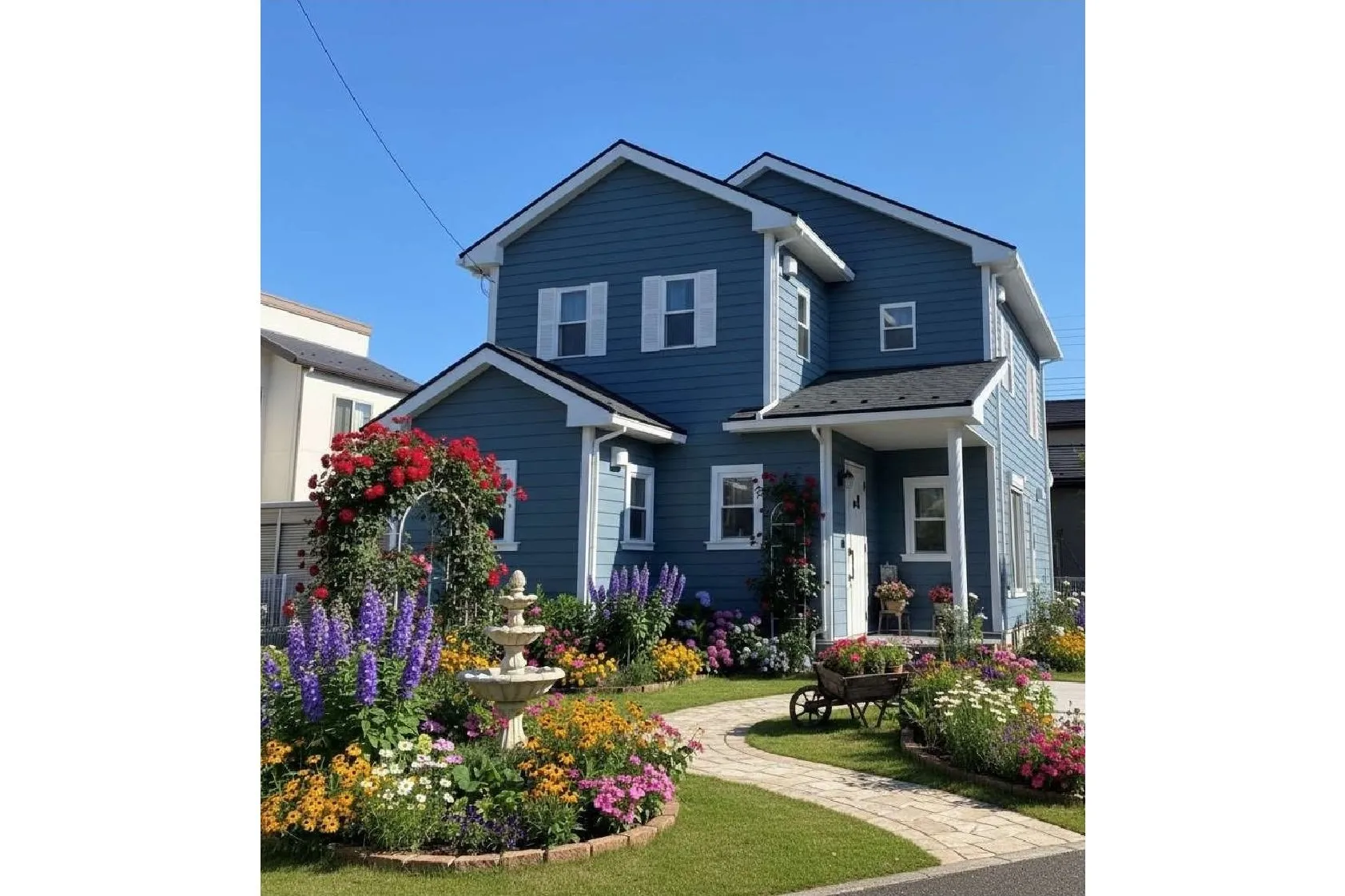 アメリカンスタイルのかっこいいお家