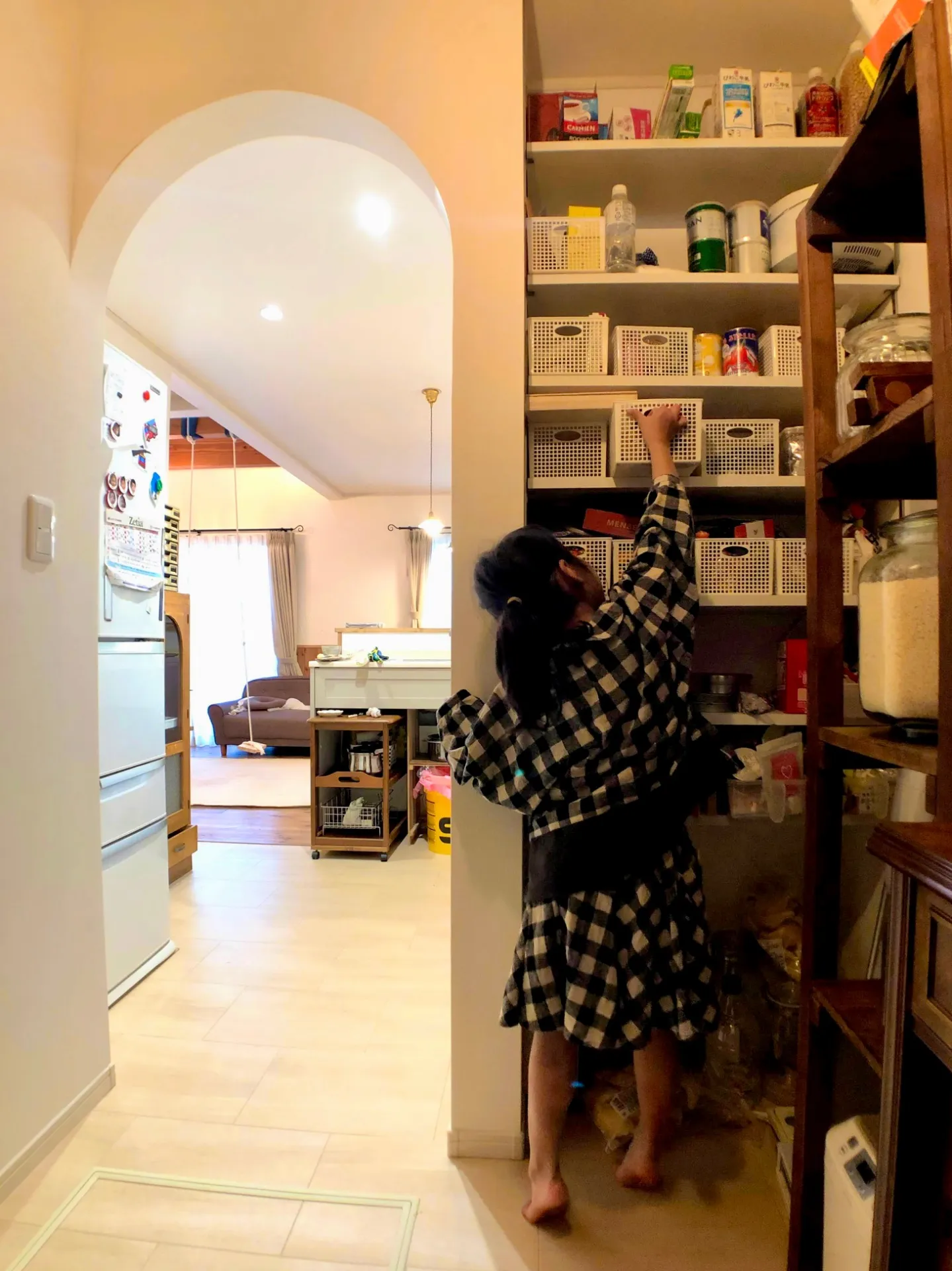 カバードポーチの有る「ママンのお家」