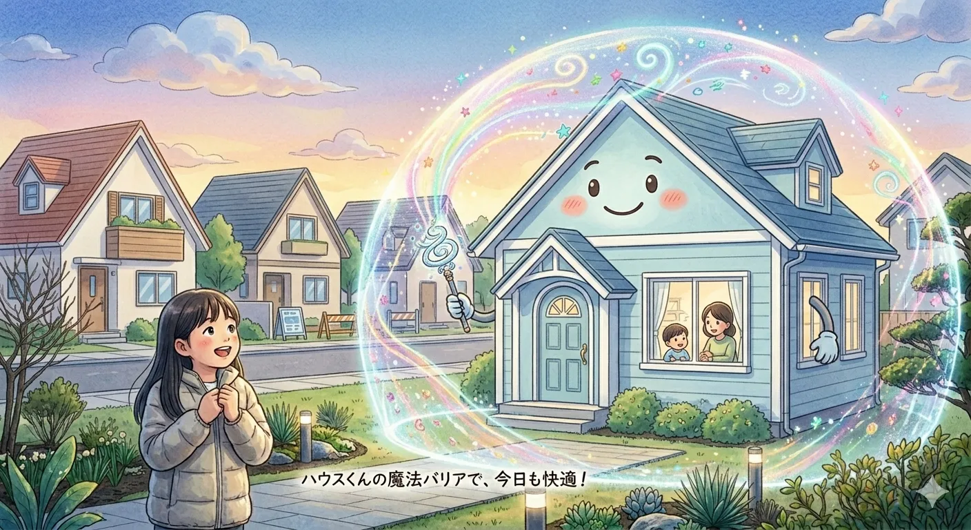 「Air断の家」は、 おうちが魔法を使っているみたい！？