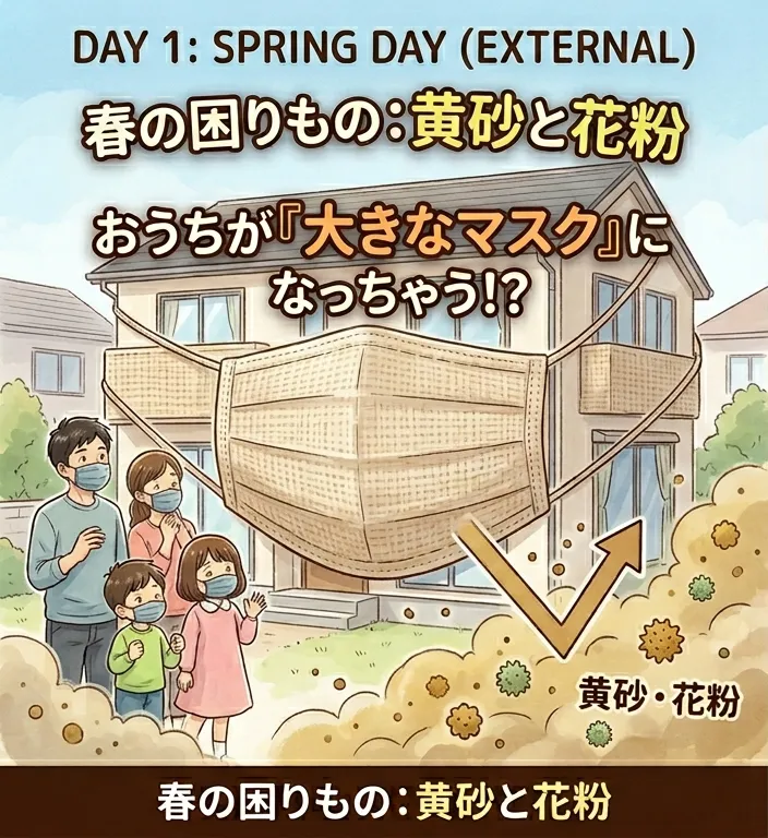 春、おうちが「大きなマスク」になっちゃう！？