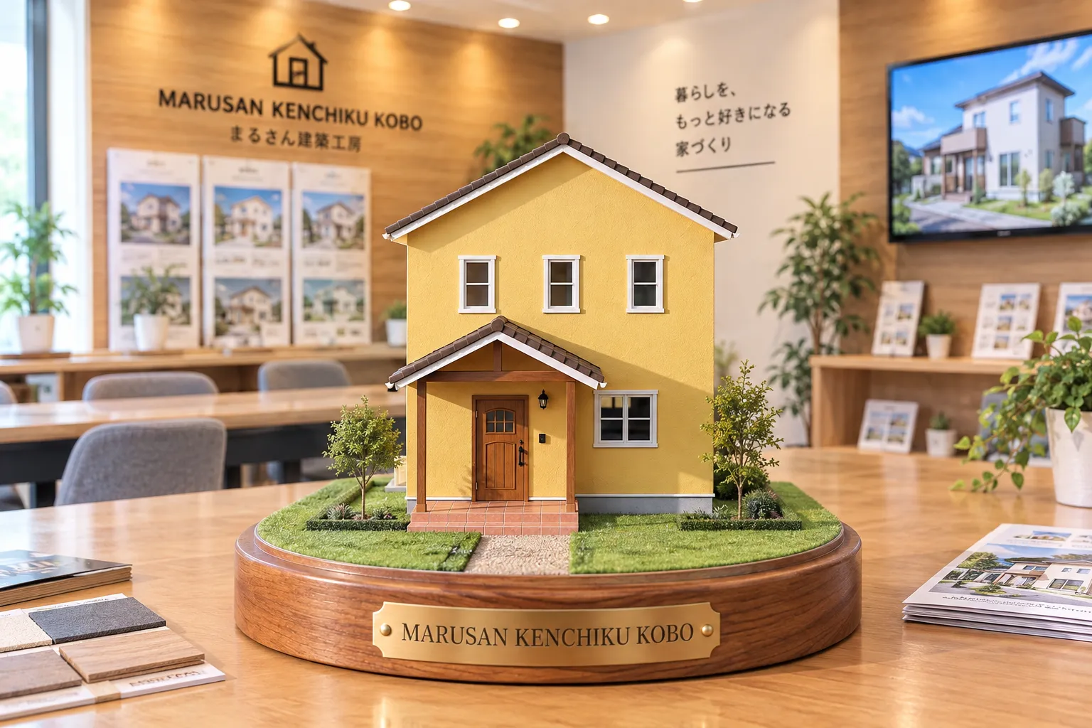 アンバーオレンジ色のママンのお家