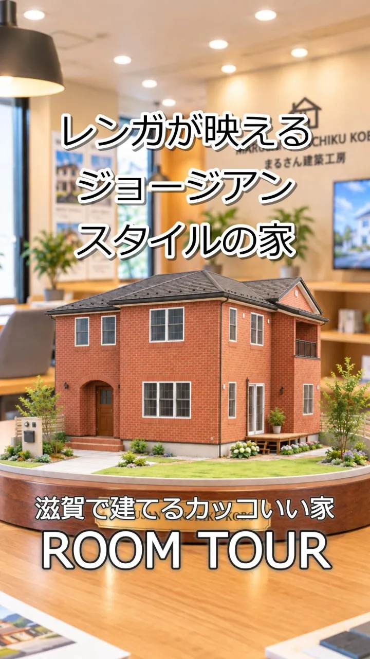 【ルームツアー】赤レンガと無垢材が彩る本格ジョージアンスタイ...